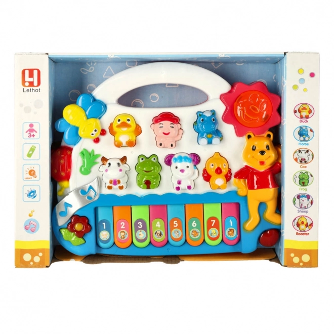 Piano éducatif pour enfants avec sons d'animaux