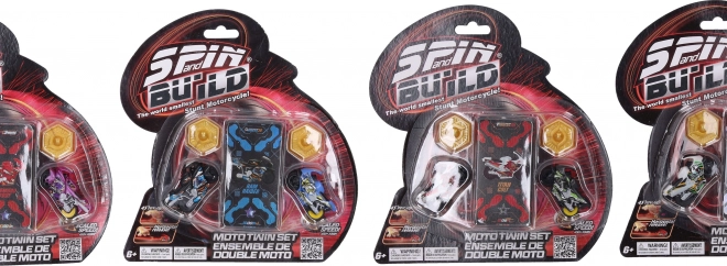 Spin and Build deux motos pour pistes de lancement