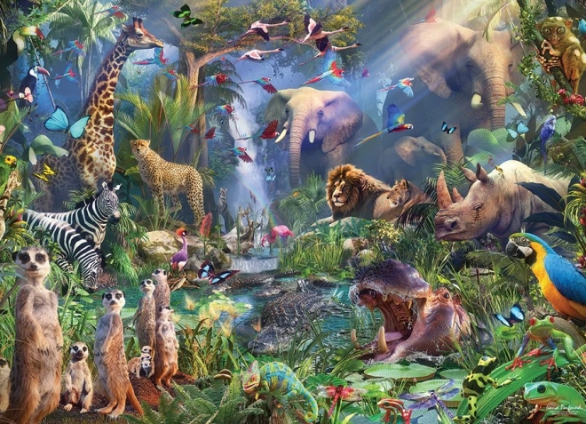 COBBLE HILL Puzzle de la jungle 1000 pièces