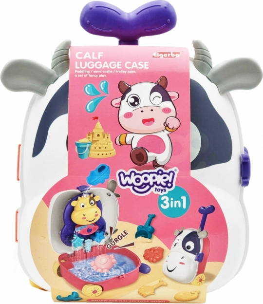 WOOPIE 3v1 Bac à sable d'eau Valise