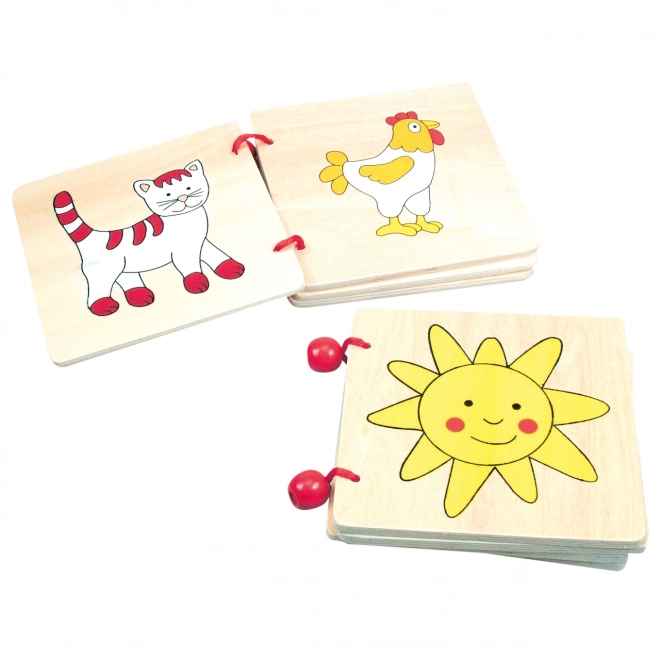 Livre en bois Bino 1 pc