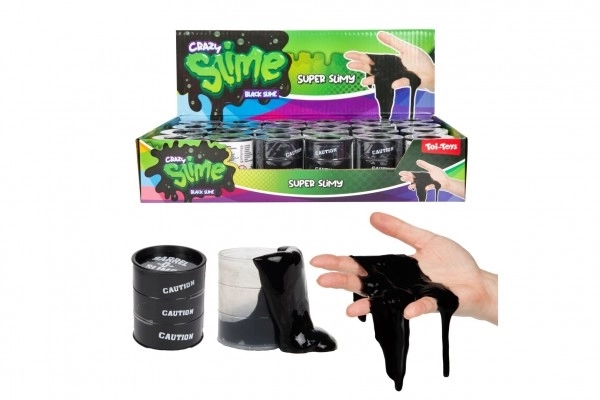 Sliz - substance dans un baril 5cm noir 24pcs dans une boîte