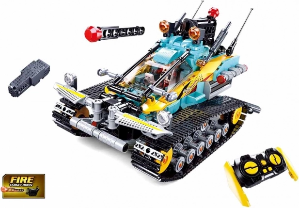SLUBAN Power Bricks véhicule chenillé Scorpion R/C à télécommande