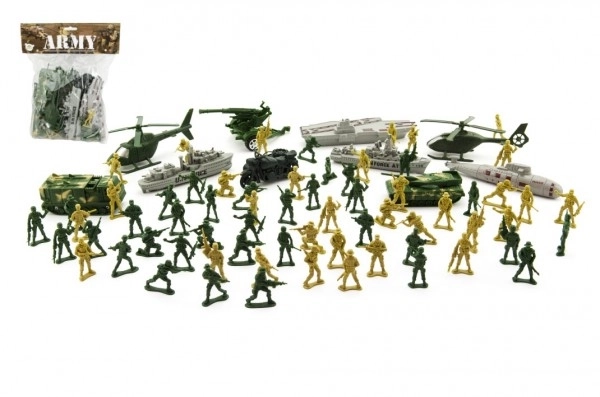 Ensemble de soldats avec accessoires