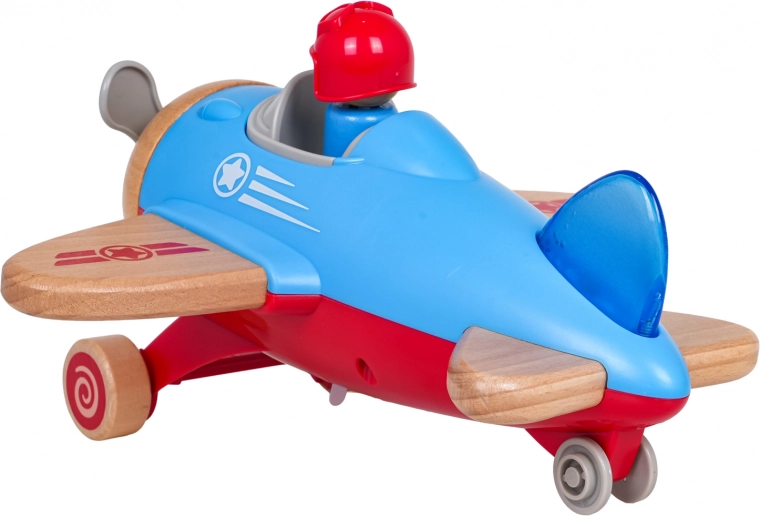 Pousse et roule avec hélice tournante