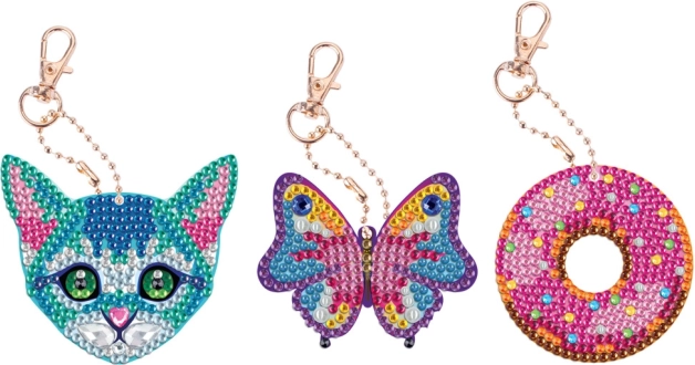 Pendentif scintillant pour clés ou sac à dos