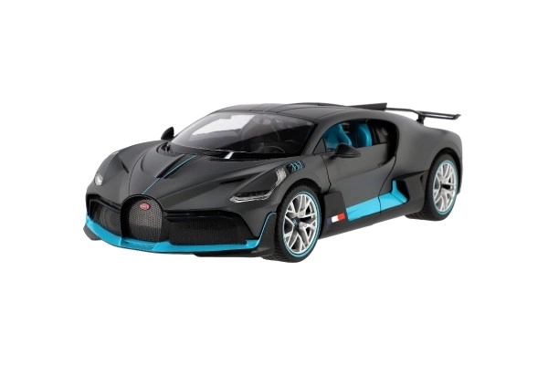 Auto RC Buggatti Divo gris plastique 32cm 2,4GHz télécommande boîte 43x18x25cm