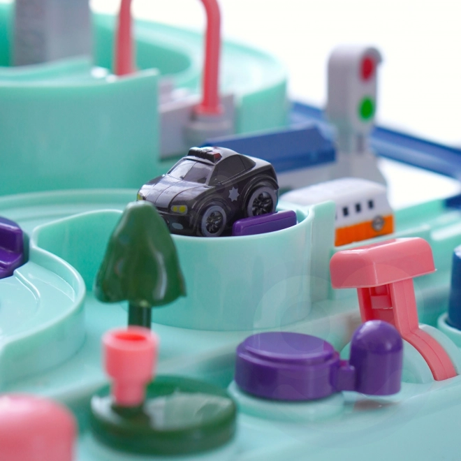 Woopie Circuit de Voiture Interactif Aventures Aut