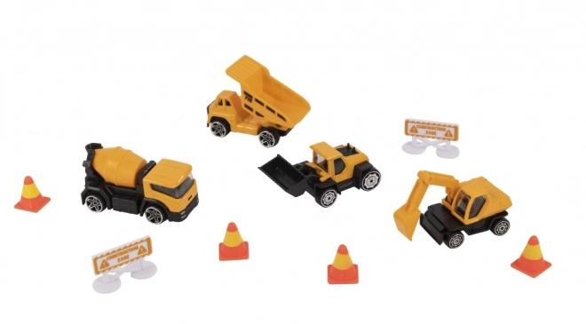 Ensemble mini de construction Teamsterz avec engins de chantier