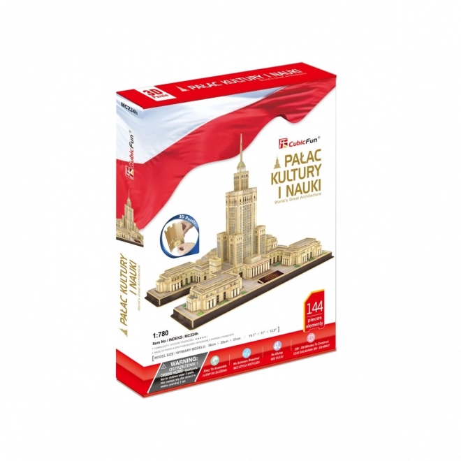 144 pièces puzzle 3D Palais de la Culture et de la Science