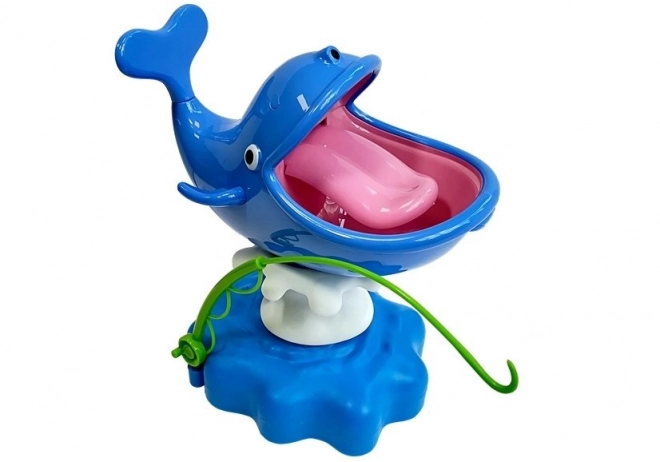 Jeu d'arcade de la baleine éclaboussant l'eau