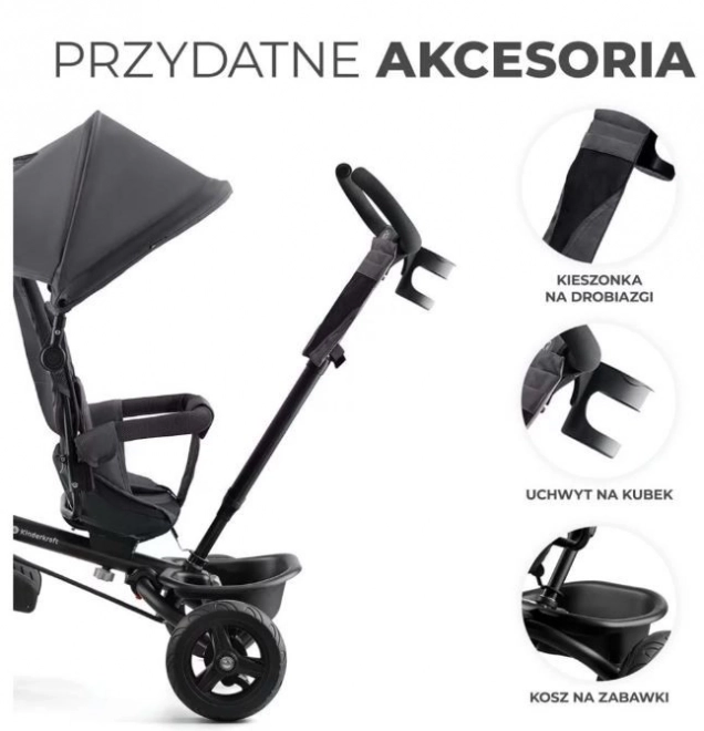 Tricycle enfant Aveo Malachite Gris