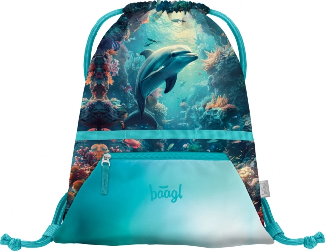 Ensemble d'affaires scolaires Baagl Zippy Dauphin