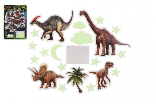 Dinosaures lumineux sur le mur ou le plafond
