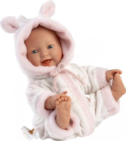 Llorens Little Baby poupée réaliste bébé avec corps en tissu doux