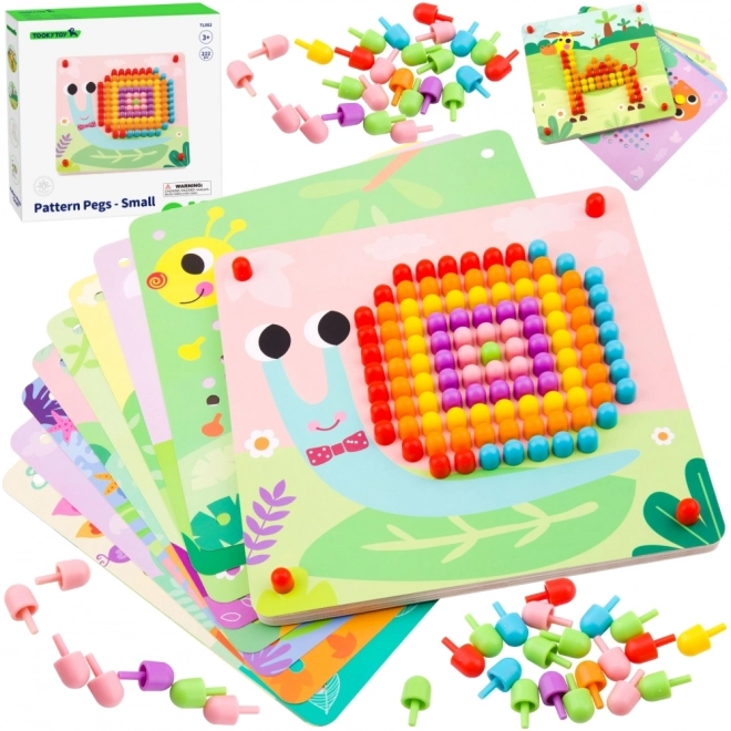 Puzzle en bois avec chevilles de Tooky Toy