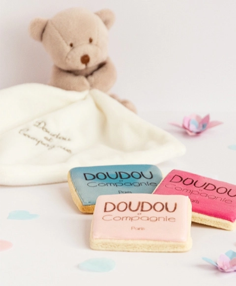 Ensemble-cadeau Doudou - ourson avec doudou 10 cm