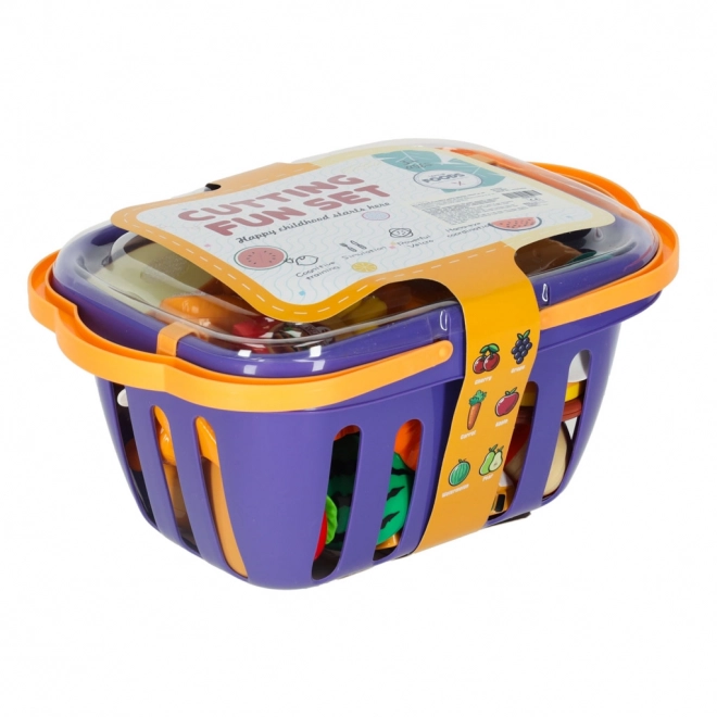 Ensemble d'aliments à découper 26 pcs