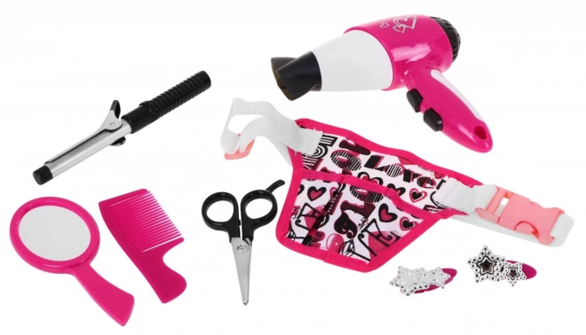 Kit interactif pour coiffeur pour enfants 3+ Petit coiffeur Sèche-cheveux + accessoires