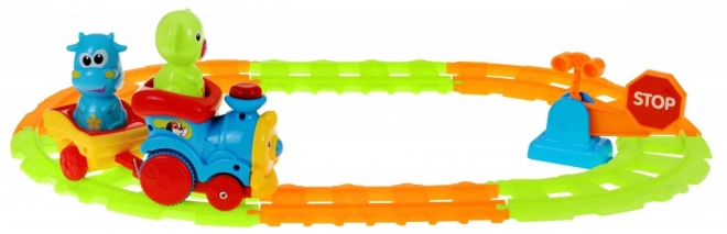 Set de train coloré jouet Dudu Train pour enfants