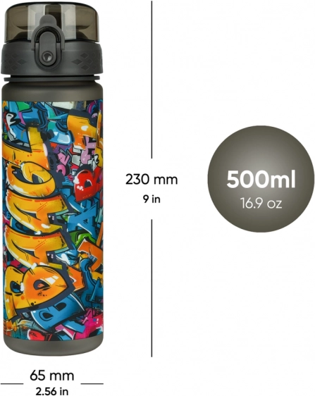 Bouteille Tritan BAAGL Skatepark 500 ml