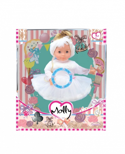 Poupée Bambolina Molly ballerine avec 3 chansons
