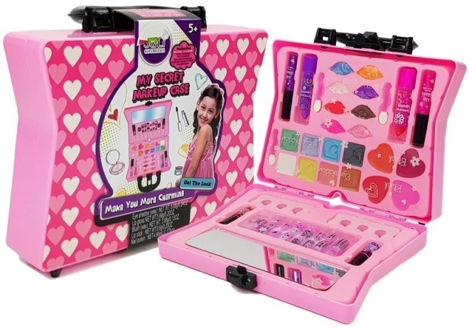 Trousse de maquillage pour filles Ombres à paupières Vernis à ongles