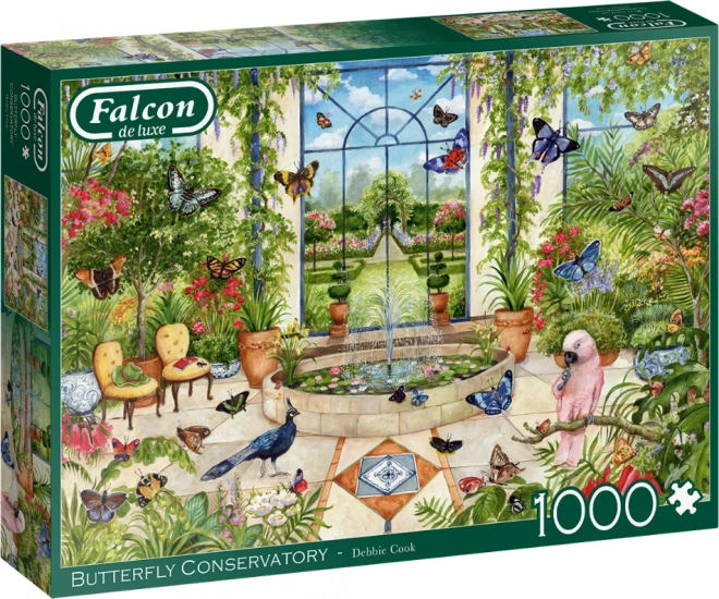Puzzle FALCON Serre aux papillons 1000 pièces