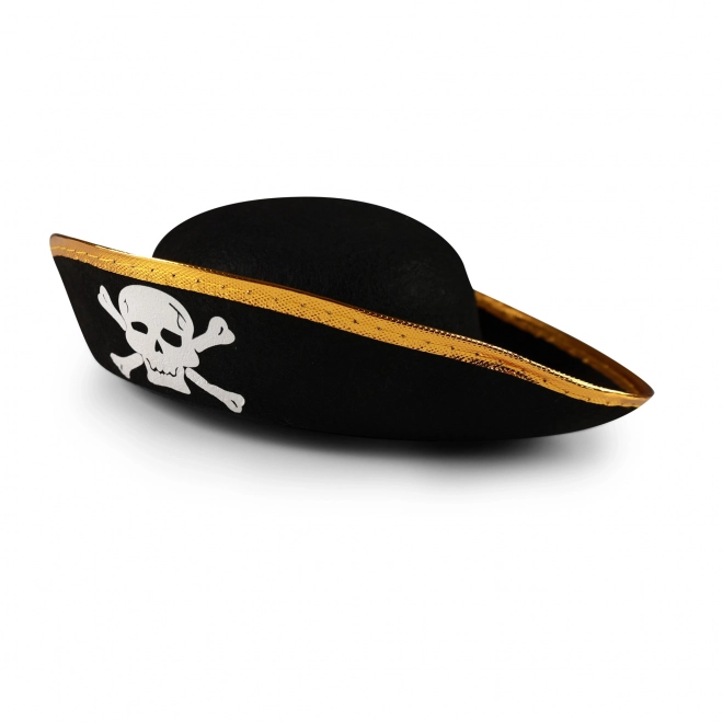 Chapeau de pirate pour enfant avec tête de mort