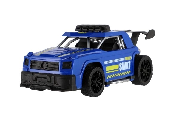 Voiture de course en plastique à inertie - 16 cm