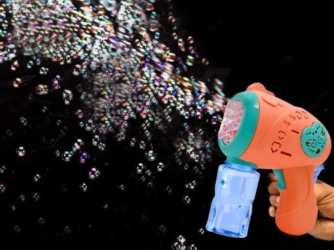 Pistolet à bulles coloré pour enfants