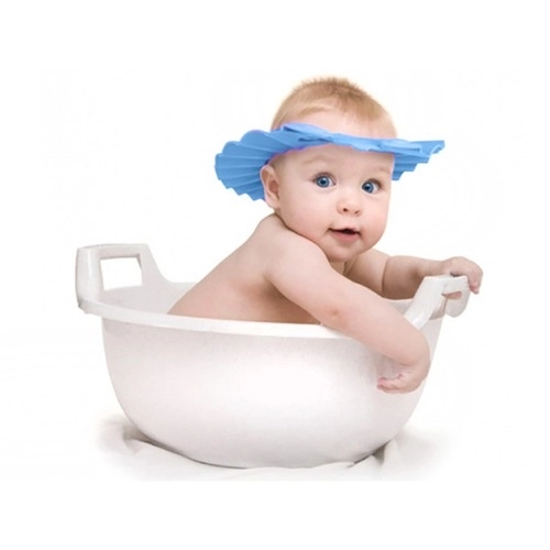 Abat-jour de bain bleu pour enfants