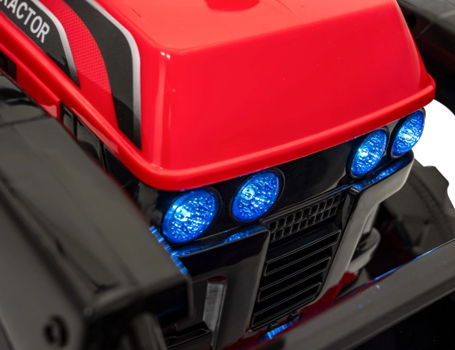 Tracteur électrique pour enfants avec lame – Rouge