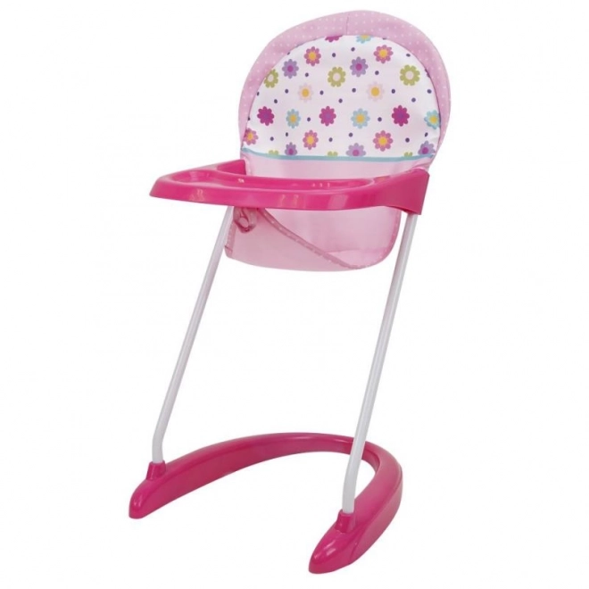 Chaise haute pour poupée Crew Spring Pink