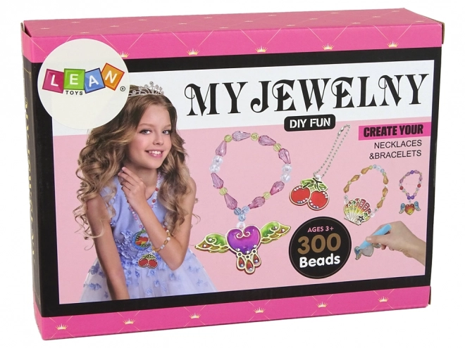 Kit de fabrication de bijoux DIY avec feutres et perles