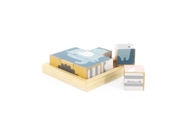 Blocs en bois 9 pcs
