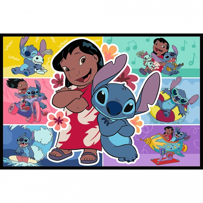 Puzzle 2x200 Vie Joyeuse de Stitch - Disney Lilo et Stitch