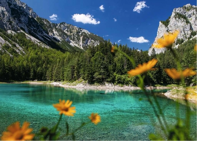 Puzzle Ravensburger Lac Vert Tragöß 1000 pièces