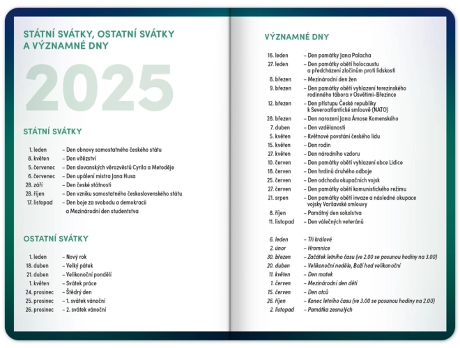 Agenda scolaire Vert 2025–2026