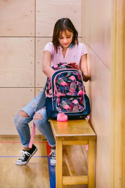 BAAGL Sac 0 dos scolaire Flamingo