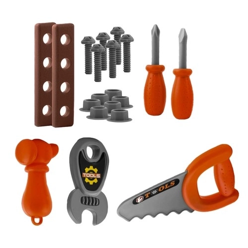 Atelier pour enfants avec outils et valise