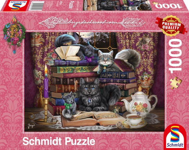 Puzzle Histoires de chats 1000 pièces