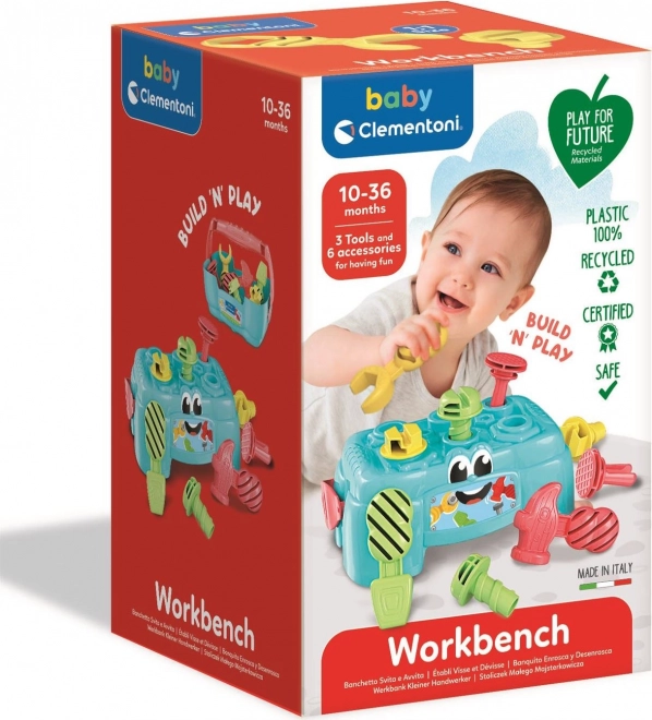 CLEMENTONI BABY Petit établi de travail avec outils (Play For Future)