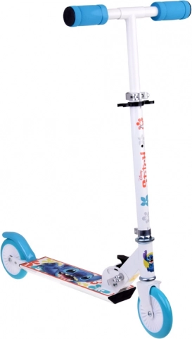 Trottinette pliable Disney STITCH blanche pour enfants jusqu’à 50 kg