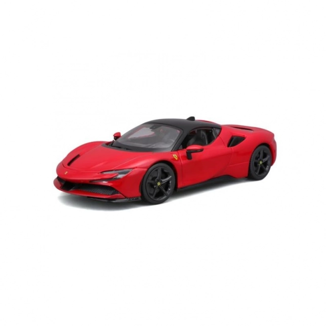 Modèle métallique Ferrari SF90 Stradale rouge 1:18