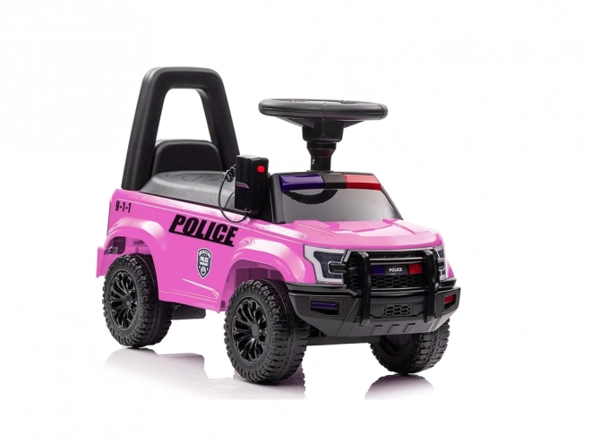 Trottinette Police rose pour enfants