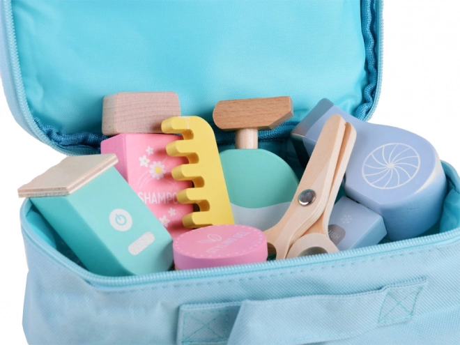 Ensemble de jouets en bois pour coiffeur Barber