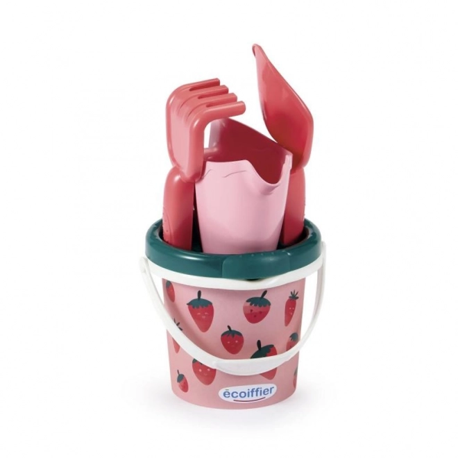 Seau avec motif Fraise et arrosoir
