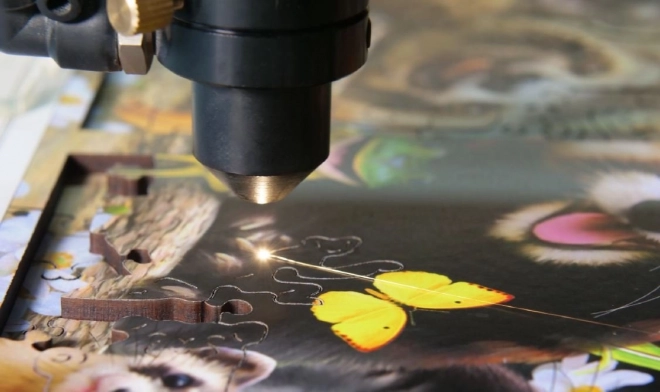 Puzzle en bois Paradis aviaire 2 en 1
