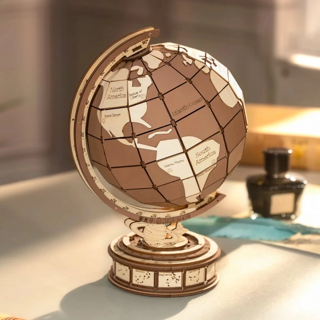 Puzzle en bois 3D Rolife Globe